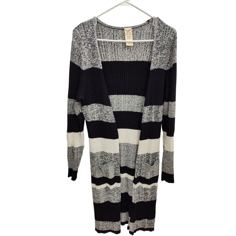 Faded Glory Knee Length Cardigan